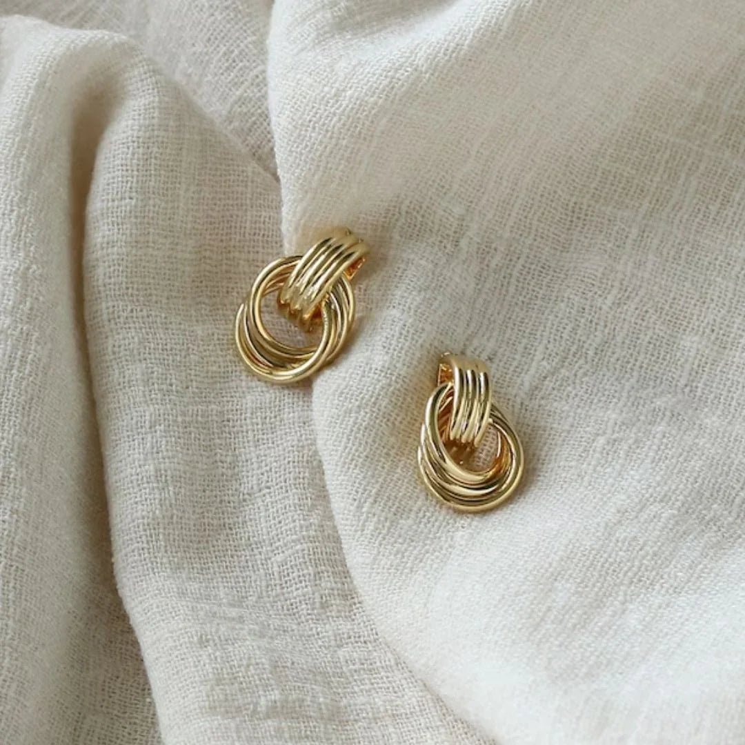 Gold Layered Hoop Earrings