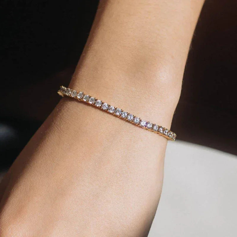 Gold Tennis Bracelet