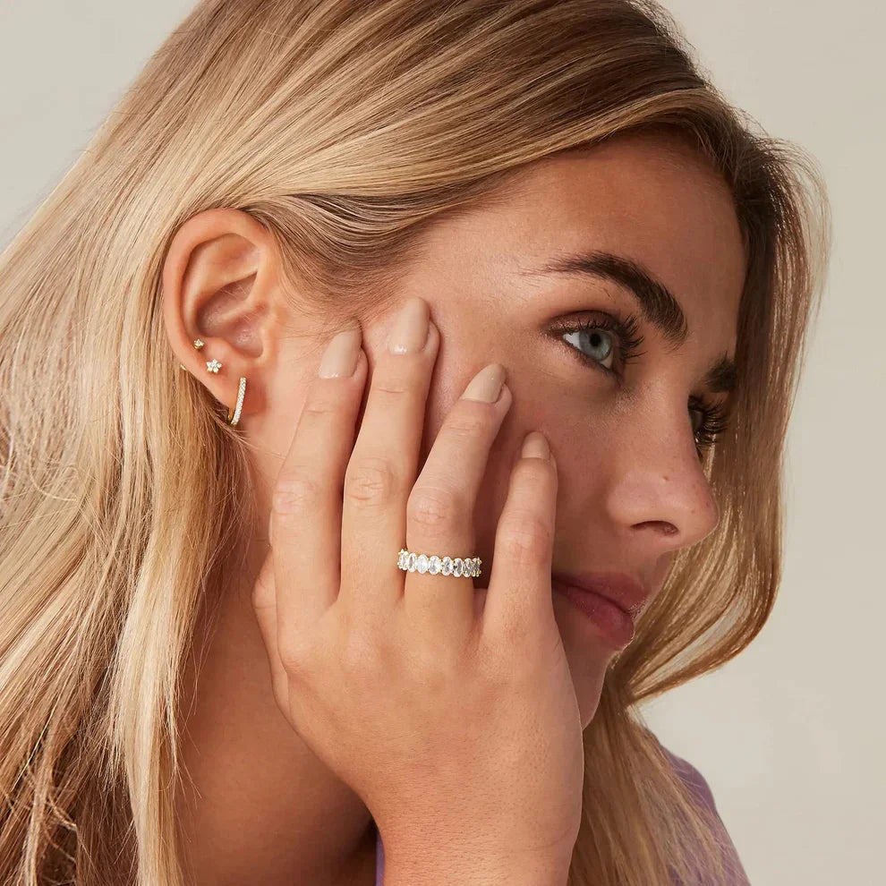 Gold Solitaire Ring