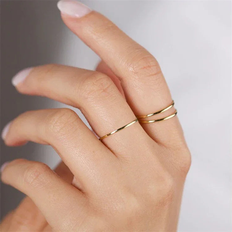 Gold Polished Ring