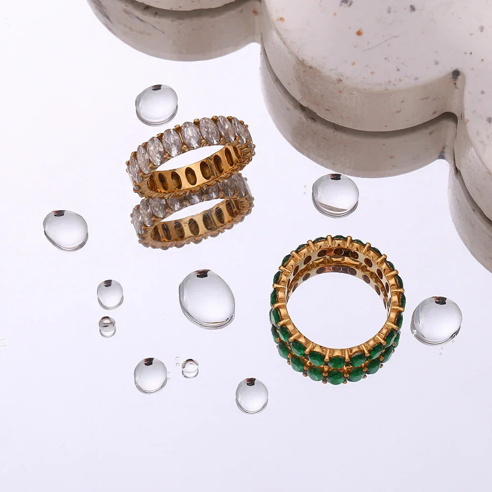 Gold Solitaire Ring