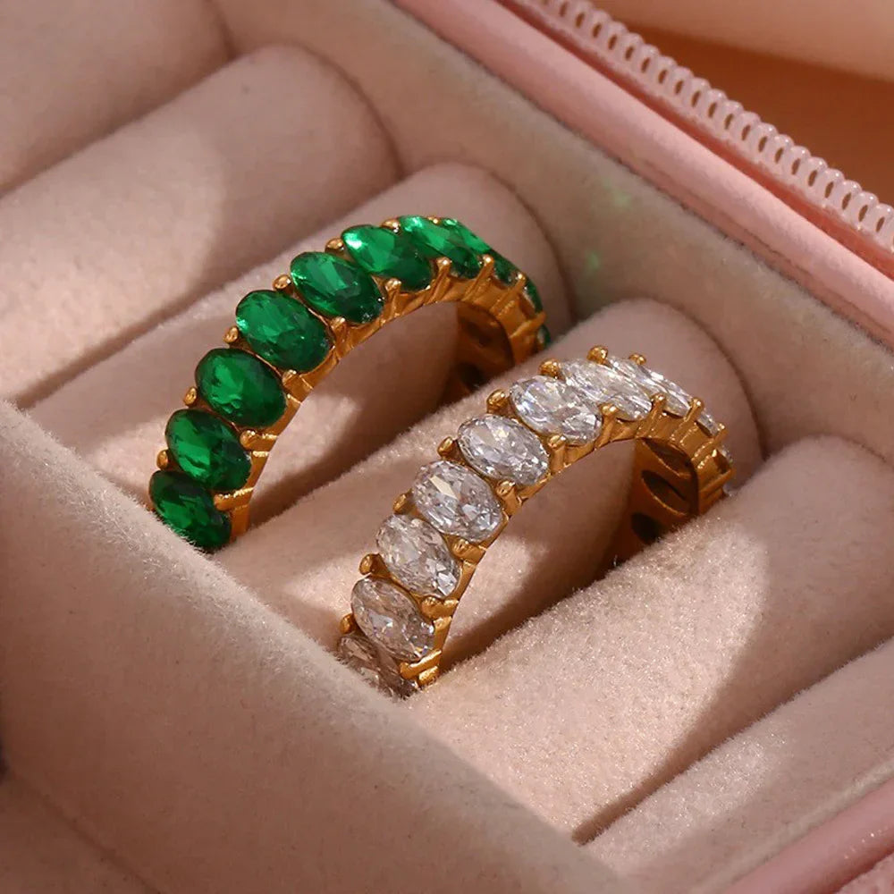 Gold Solitaire Ring
