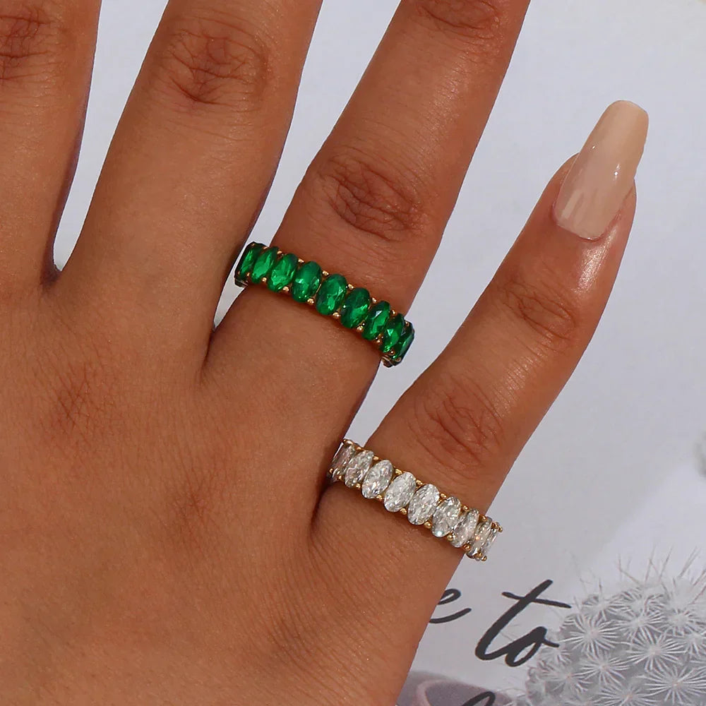 Gold Solitaire Ring
