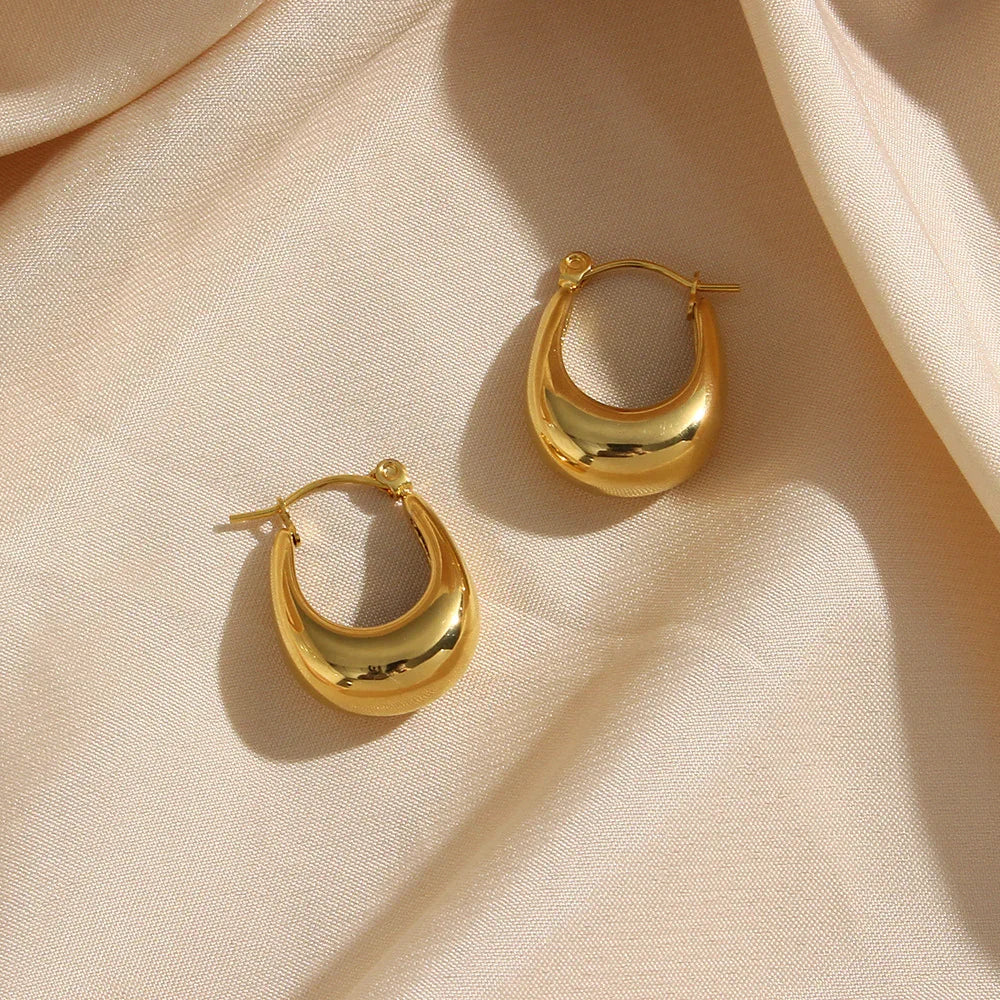 Gold Teardrop Earrings