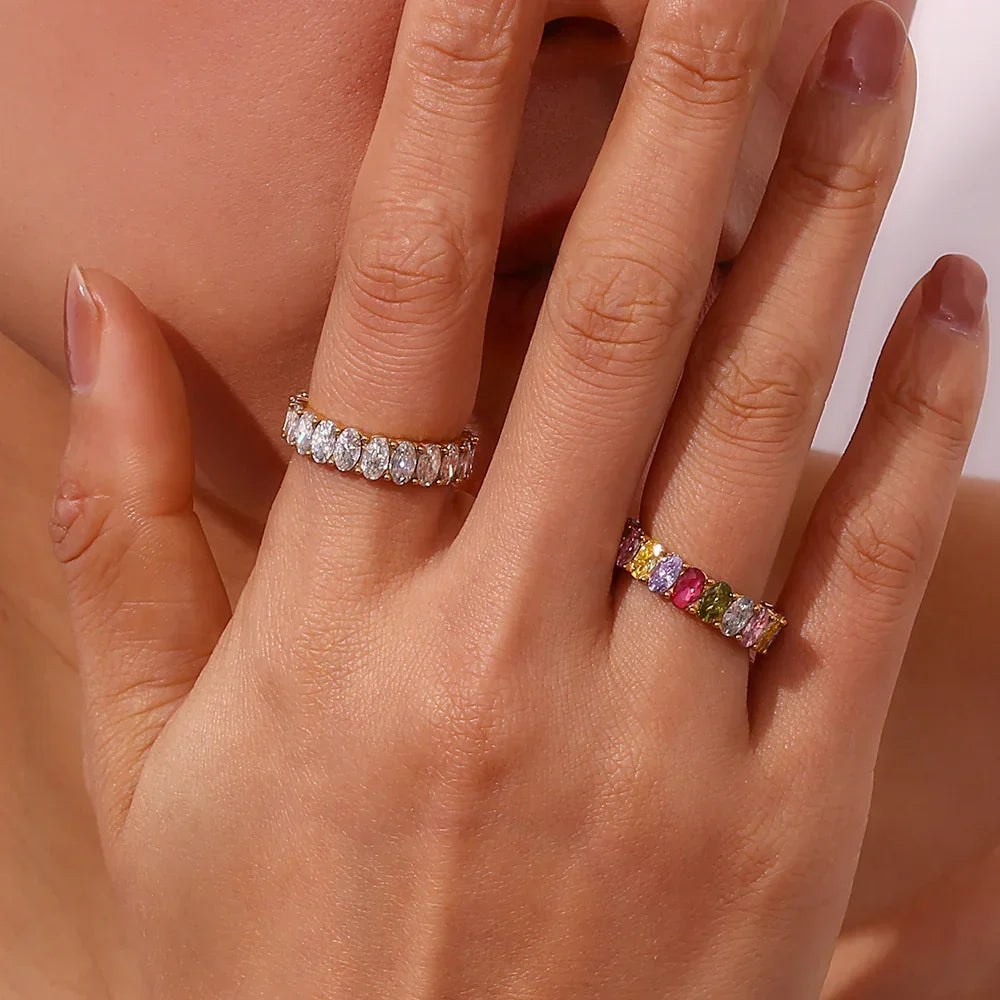 Gold Solitaire Ring