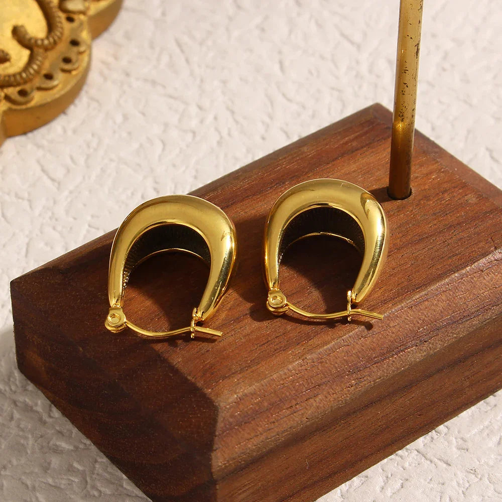 Gold Teardrop Earrings