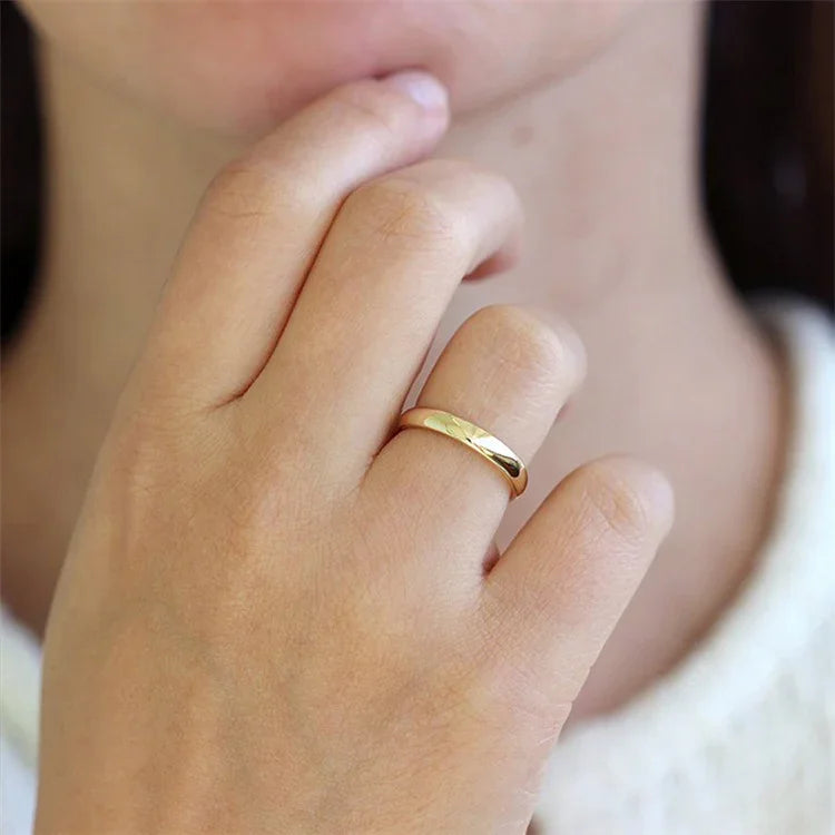 Gold Polished Ring