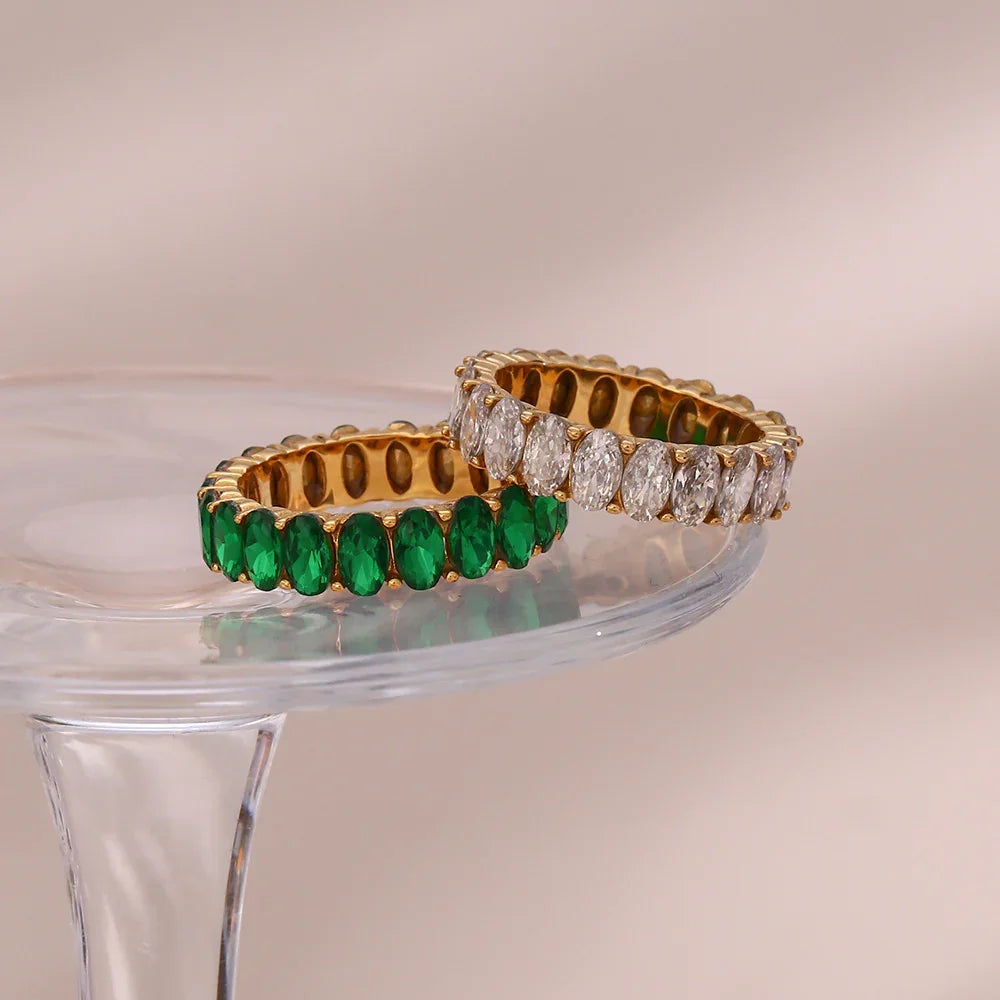 Gold Solitaire Ring