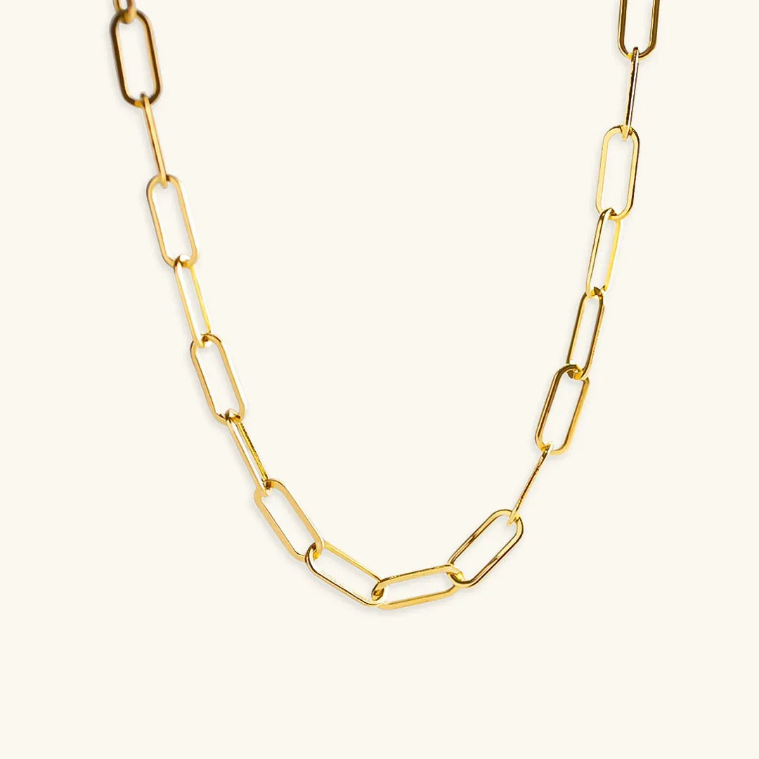 Gold Link Chain Necklace