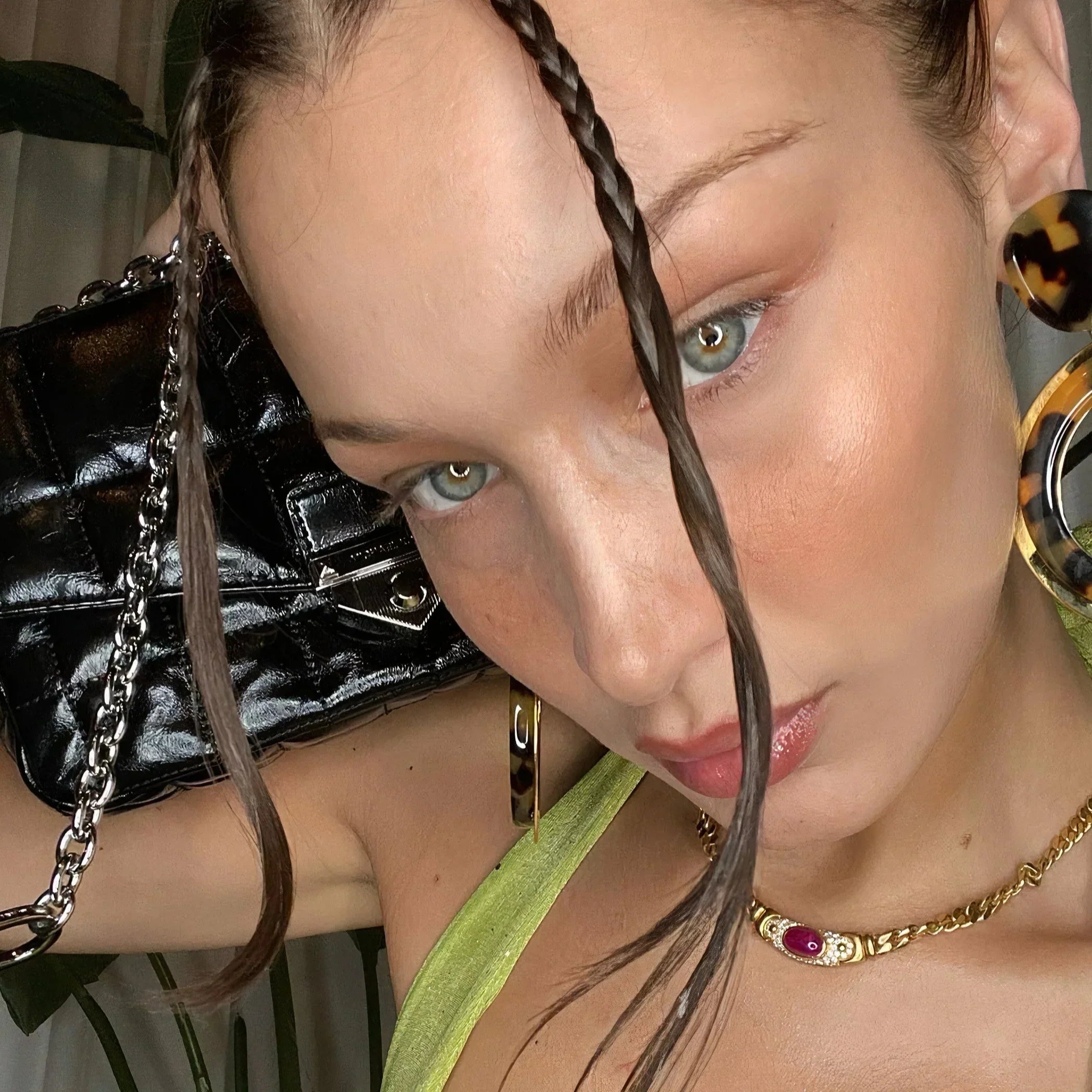 Gold Stone Necklace