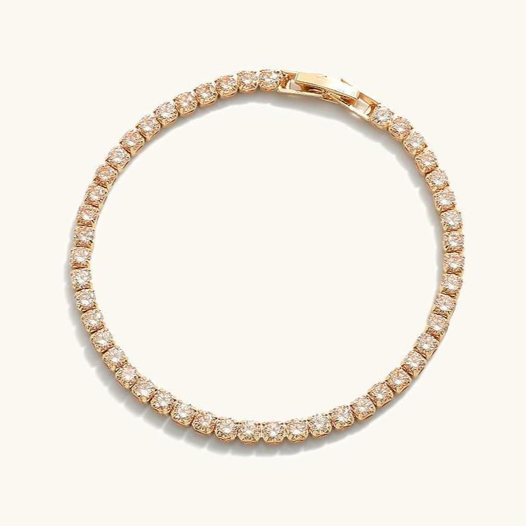 Gold Tennis Bracelet