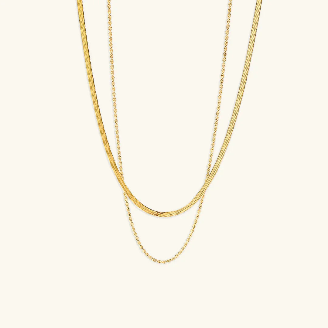 Gold Multi Layer Necklace