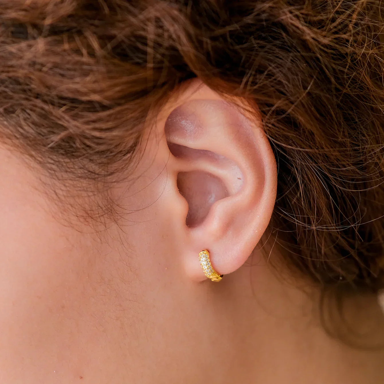 Gold Mini Hoop Earrings