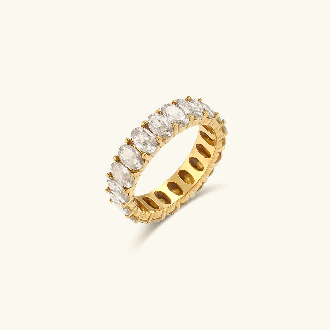 Gold Solitaire Ring