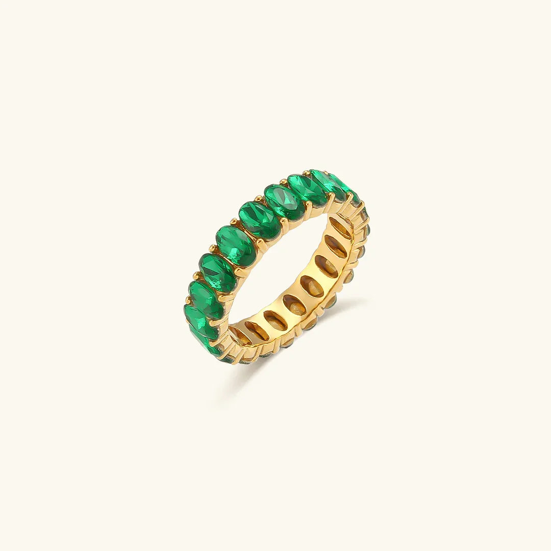 Gold Solitaire Ring