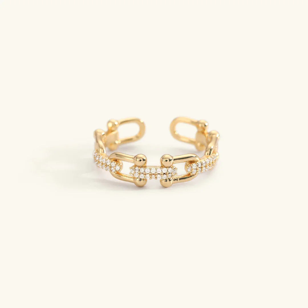 Gold Chain Ring