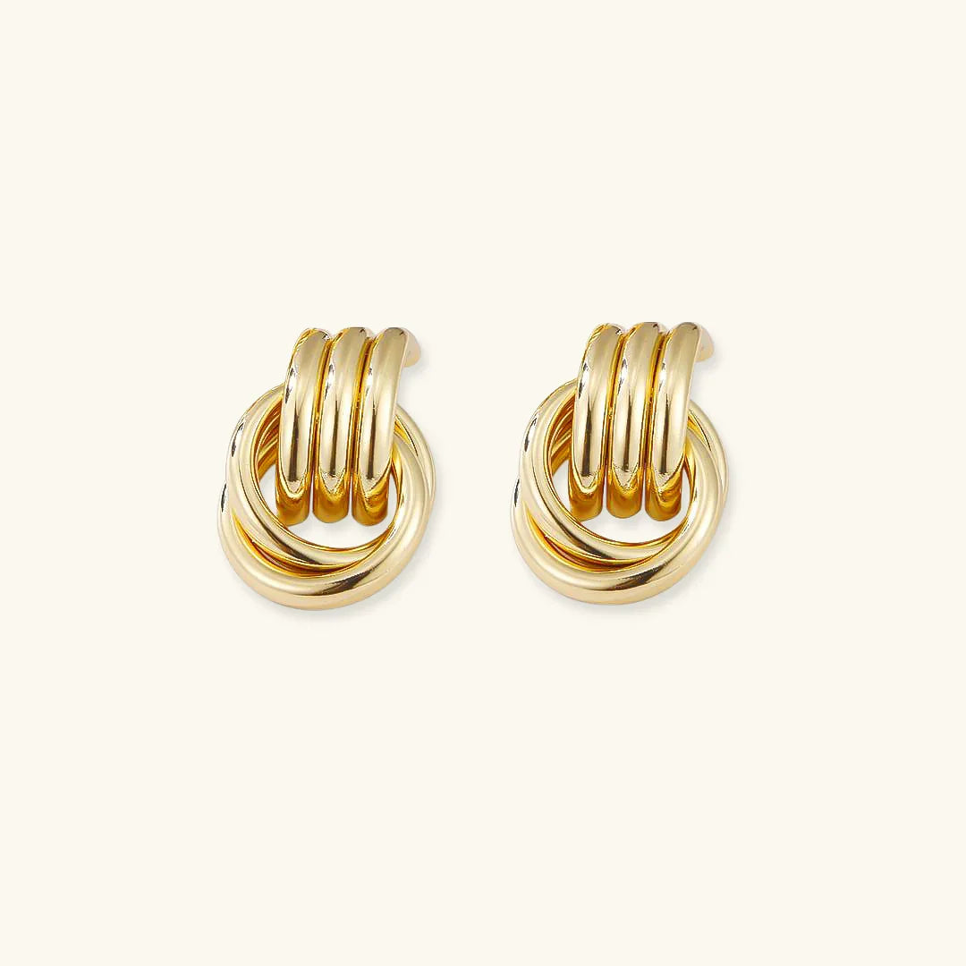 Gold Layered Hoop Earrings