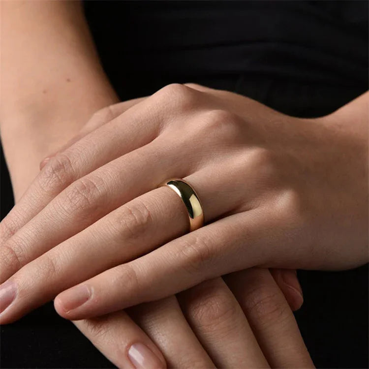 Gold Polished Ring