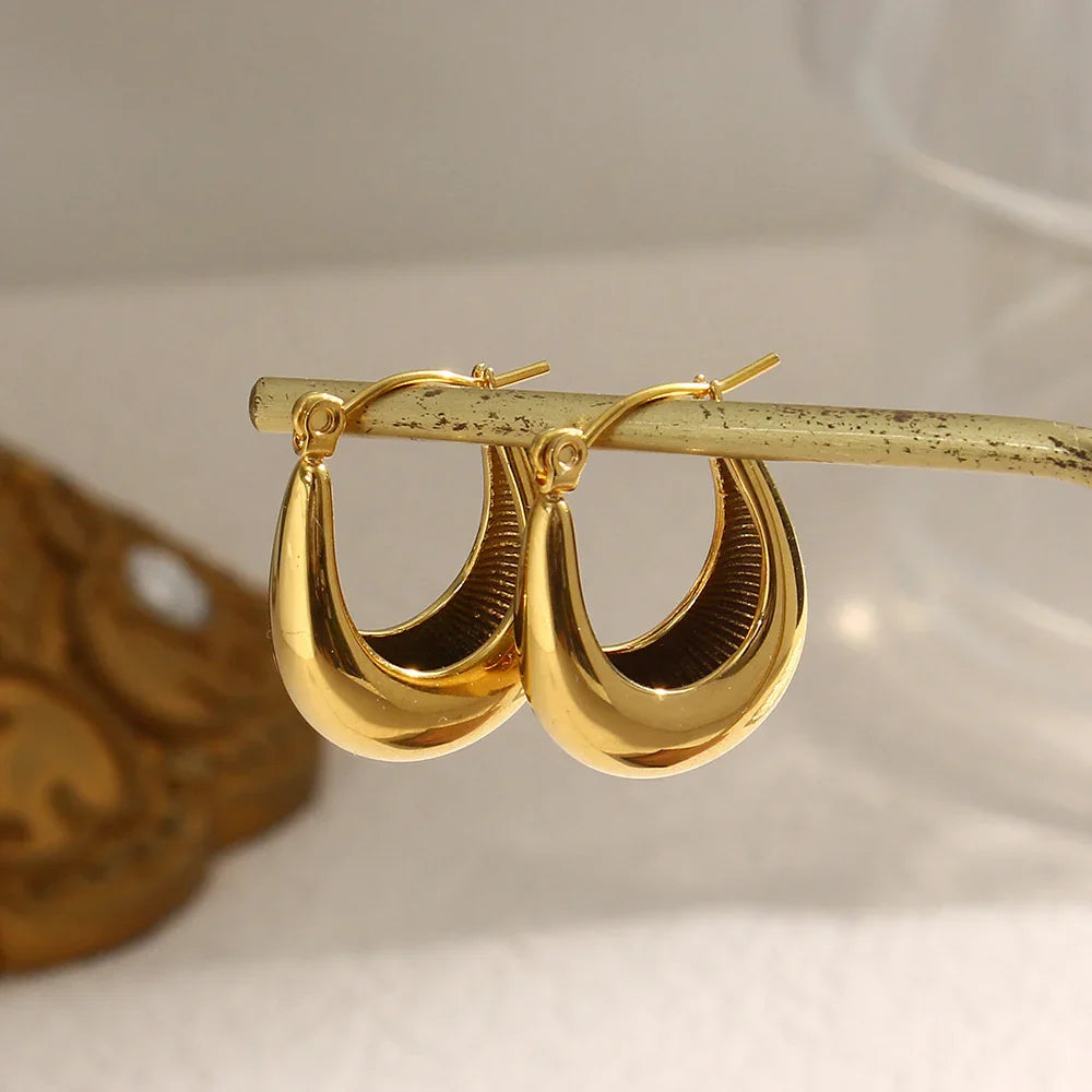 Gold Teardrop Earrings