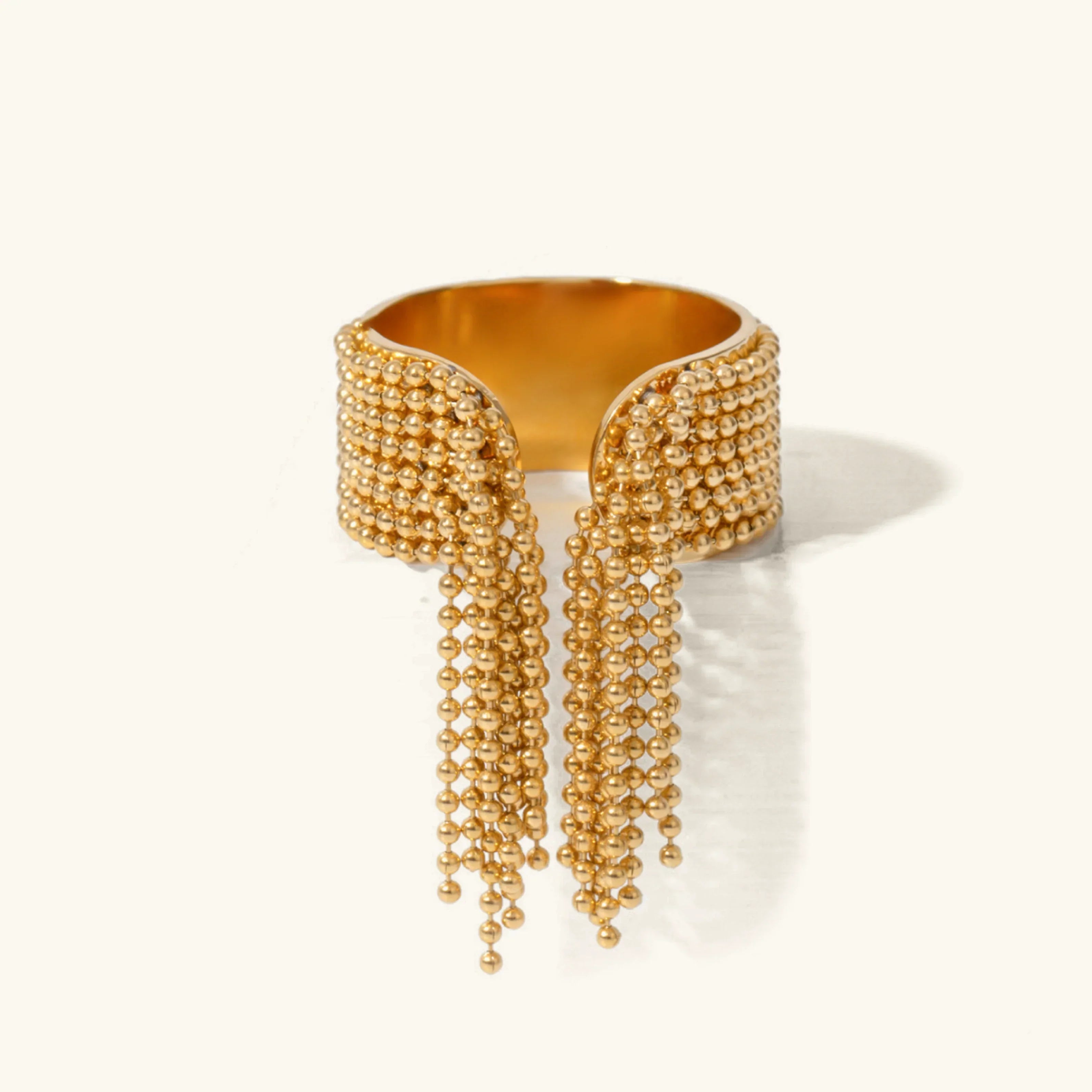Gold Tassel Ring